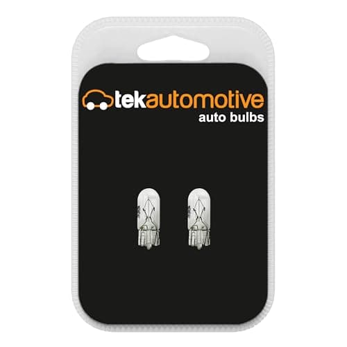 Image of Tek Automotive 501 W5W Bulb Capless 12V 5W W2.1x9.5D – Twin Pack Side Light & Number Plate Bulbs