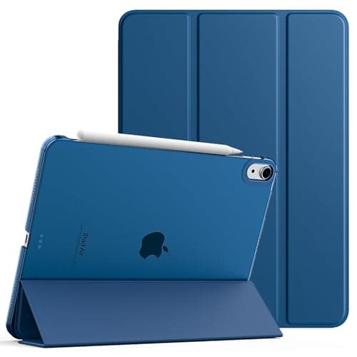 Image of TiMOVO for iPad Air 11 Inch Case (M4 2026/M3 2025/M2 2024), iPad Air 5th Generation 2022/4th Gen 2020 10.9 Inch, Slim Hard Translucent Back Cover, Support Auto Wake/Sleep, Abyss Blue