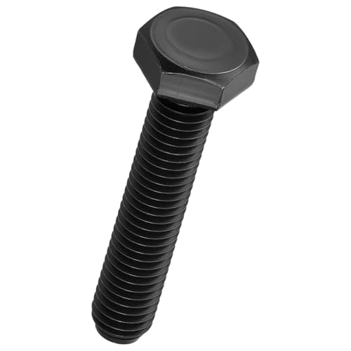 Image of Kozelo 10 Pcs Hex Head Screws Bolts - [M10-1.5x50] Carbon Steel Grade 10.9 Fully Threaded Hex Tap Metric Hexagon Head Machine Bolts Right Hand External Hex Drive, Black