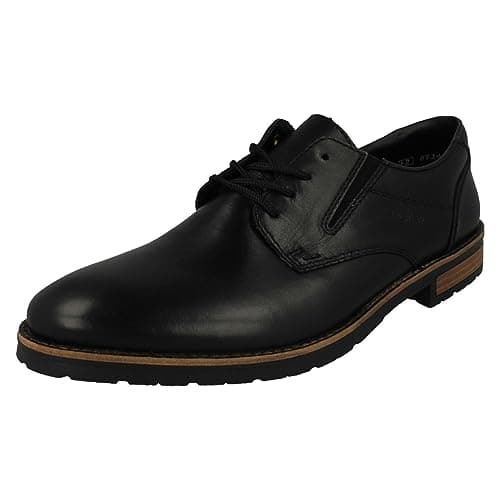 Image of Rieker Mens 14621-00 Clarino Lace-Up Derby Shoes 10.5 UK Black