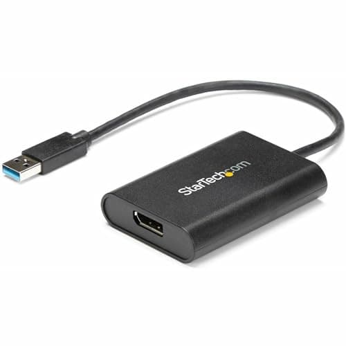 Image of StarTech.com USB 3.0 to DisplayPort Adapter - 4K 30Hz - External Video & Graphics Card - Dual Monitor Display Adapter - Supports Windows (USB32DPES2)