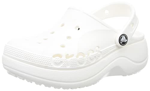 Image of Crocs Women Baya Platform Clog White Size 5 UK Women