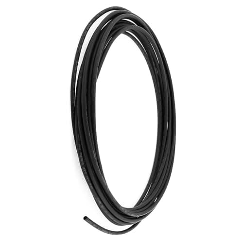 Image of TA-VIGOR 4mm Heat Shrink Tubing, 10M Length Heat Shrink Sleeving, 2:1 Ratio Heat Shrink Tube for Electrical Insulation, Repairs, Wire Connectors, Wrap Cable, Black