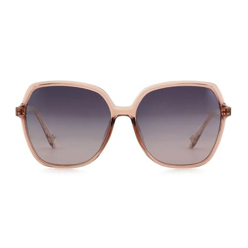 Image of ZENOTTIC Retro Polarised Sunglasses for Women, Oversized Square UV400 Protection Ladies Fashion Shades for Travel, Parties