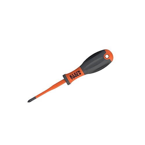 Image of 80 mm VDE Insulated Screwdriver, 1 Phillips Tip Klein Tools 32258INS , Orange