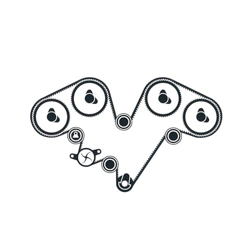 Image of SKF VKMA 02540 Timing belt kit