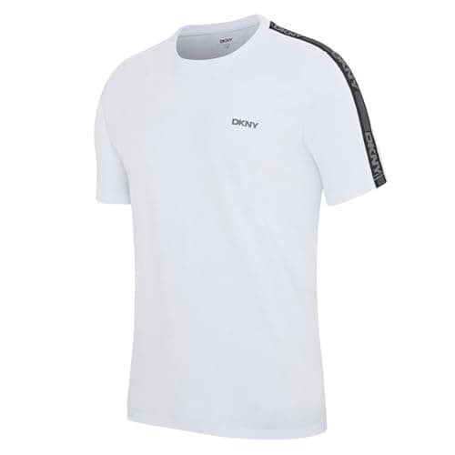 Image of DKNY Mens Penguin T-Shirt, White, M UK
