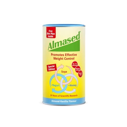 Image of Almased Almond-Vanilla Meal Replacement Shake - Protein Powder for Weight Loss, 500 g