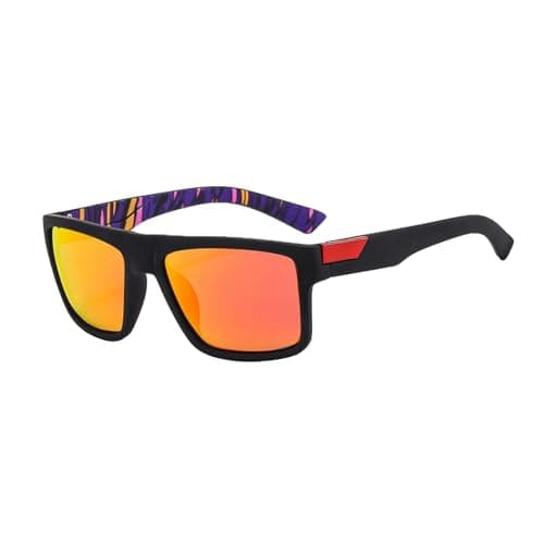 Image of Vernerth Mens Sunglasses – UV400 Polarized Sunglasses for Men, Retro Style Mens Sun Glasses for Driving, Cycling, Fishing, Hiking