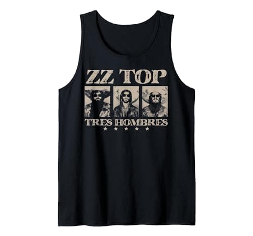 Image of ZZ Top Tres Hombres Tank Top, Men, Black, Large