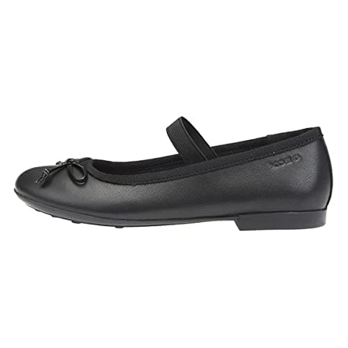Image of Geox Girls J Plie' Ballerina, Black, 3 UK Child