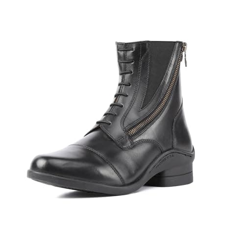 Image of Moretta Shires Alessia Leather Paddock Boots - Black or Brown UK6/EU39 Black