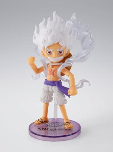 Image of One Piece World Collactable Figures x S.H. Figuarts Action Figure Monkey D. Luffy Gear 5 8 cm