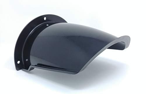 Image of Boxulock CCTV security camera cover. Weatherproof protective housing sun shade, rain shield for Arlo, Blink, Ring, other bullet and dome cameras. Black.