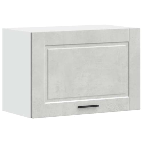 Image of vidaXL Porto Concrete Grey Kitchen Wall Cabinet - Engineered Wood Cupboard, 60x31x40cm, Ample Storage, Modern Design