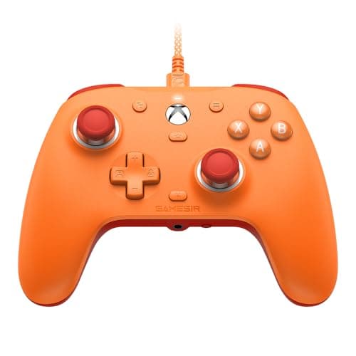 Image of GameSir G7 SE Wired Controller for Xbox Series X|S, Xbox One & Windows 10/11, Plug and Play Gaming Gamepad with Hall Effect Joysticks/Hall Trigger, 3.5mm Audio Jack - Orange