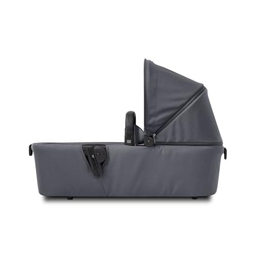 Image of Joolz Aer+ Carrycot for Newborn Baby (0–6 Months) | Lightweight Foldable Baby Bassinet with Breathable Mattress, Sunshade, Raincover, Water-Repellent Fabric | Stone Grey