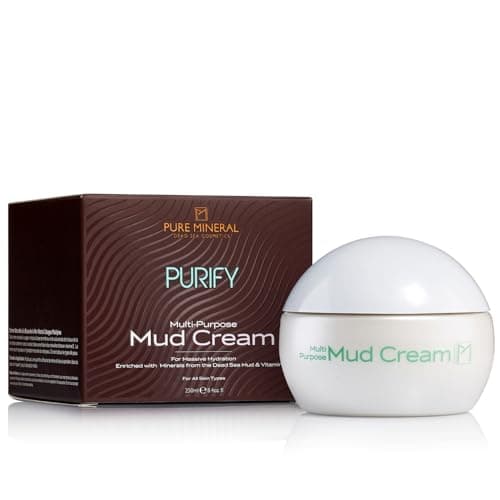 Image of Pure Mineral - Multi-Purpose Cream with Dead Sea Mud - Moisturizing & Nourishing - All Skin Types - Silicone-Free, Sulfate-Free, Paraben-Free - 250ml