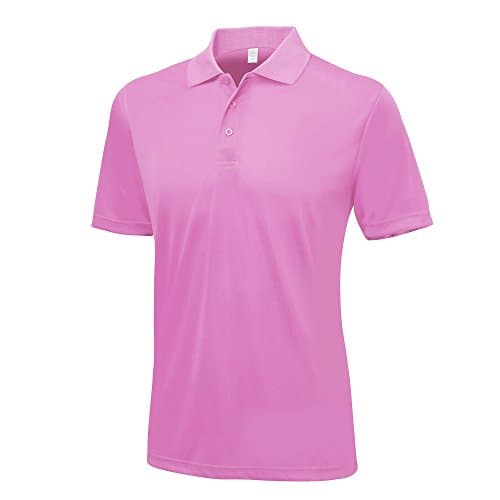 Image of AWDis Just Cool Mens Smooth Short Sleeve Polo Shirt (XXL) (Hot Pink)