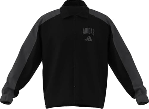 Image of adidas Men's COLLEGIATE COACH JACKET, black/grey six, XL
