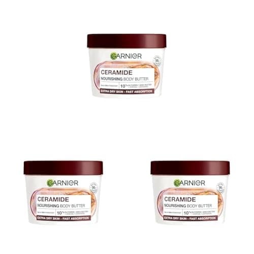 Image of Garnier Body Superfood, Repairing Body Butter, With Cocoa & Ceramide, Body Butter for Very Dry Skin, Vegan Formula, 380ml (Pack of 3)