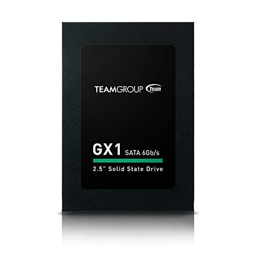 Image of Team GX1 240GB 2.5 Inch Internal Solid State Hard Drive (SSD), Read 500MB/s, Write 400MB/s, SATA Interface 6Gb/s, 3 Years Warranty | Black