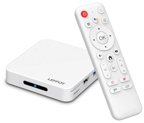 Image of 4K Ultra HD Android 14.0 TV Box, 2GB RAM 16GB ROM, LEFFOT H313 TV Streaming Box, Support Voice Control, WiFi 6, 100M EthernetM, BT 5.4, USB 3.0, HDR10, RK3518 Quad-core A53