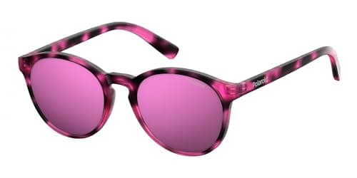 Image of Polaroid PLD 8024/S C4B HAVANA FUCHSIA, 47, ROUND/OVAL, Polarized