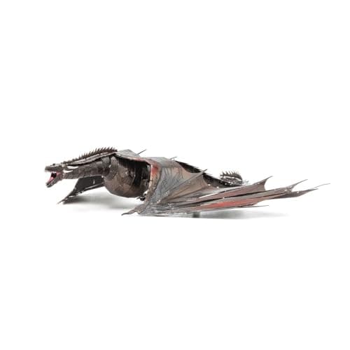 Image of Professor PUZZLE 3D Fascinations Metal Earth Puzzle - ICONX Game of Thrones, Drogon - DIY 3D Model Kit/Metal Jigsaw Puzzle