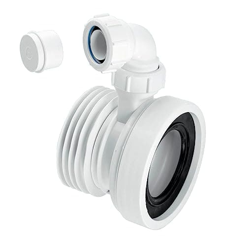 Image of McAlpine WC-CON1V 4"/110mm Straight Rigid WC Pan Connector with