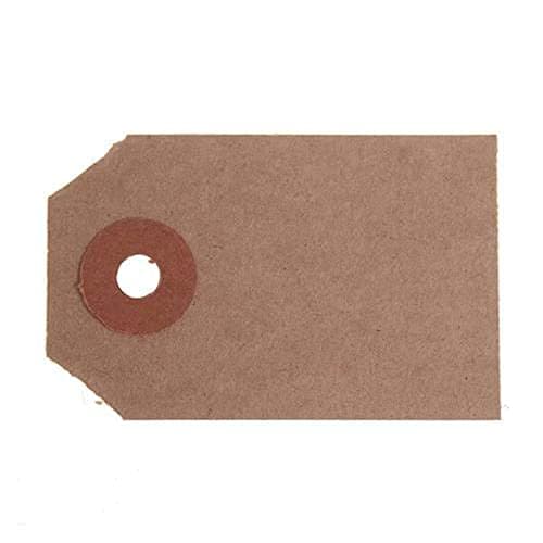 Image of ValueX Reinforced Unstrung Tag, 82x41mm, Buff, Pack of 1000