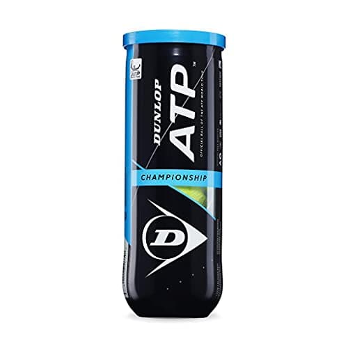 Image of DUNLOP Tennis Ball ATP Championship – for Clay, Hard Court & Grass (1x3 Pet), Yellow