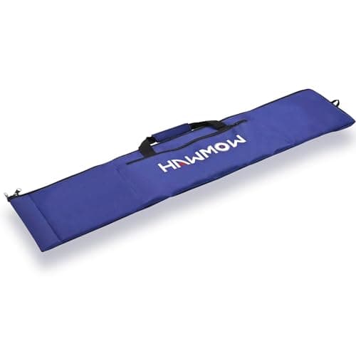 Image of 40 Inches Universal Track Saw Guide Rail Carry Bag for Makita Festool Most Brand, Professional Protective Bag for Transporting Guide Rails and Aaccessories, Up to 42”, Classic Blue