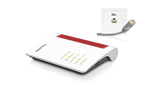 Image of AVM FRITZ!Box 7530 AC+N Router - DSL/VDSL, 866 Mbps (5GHz) & 400 Mbps (2.4 GHz), Supervectoring 35b, WLAN Mesh, DECT Base, Media Server, Suitable for Germany