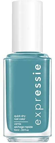Image of Essie Expressie Quick Drying Nail Polish No. 335 Up & Away Message, Blue, Vegan Formula, 10 ml