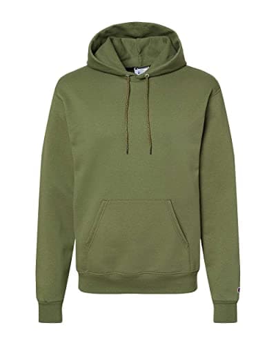 Image of Champion Mens Powerblend Hooded Sweatshirt, 3XL, Fresh Olive, Fresh Olive, 3XL