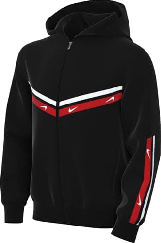 Image of Nike K NSW Club+ Poly FZ Hoodie Jacket Unisex - Children and Youth Black