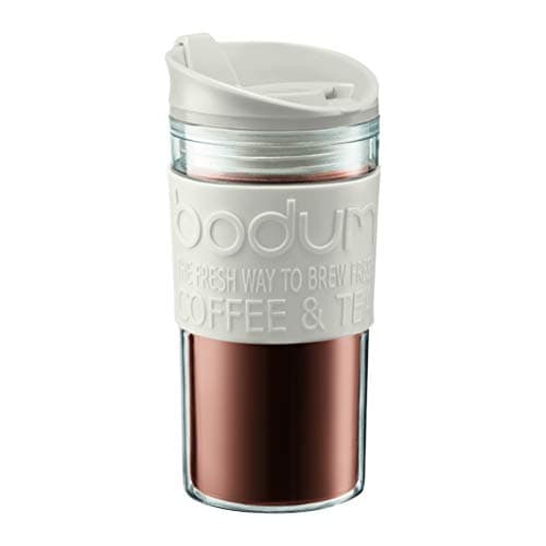 Image of Bodum Travel Mug, 0.35 l, 12 oz, off white