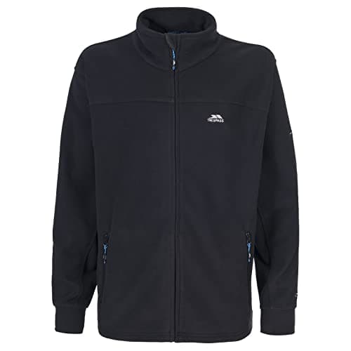 Image of Trespass Mens Sueded Fleece Jacket Bernal - Full Zip Fleece Jacket, Outerwear Airtrap Fabric Weight 300GSM, Fleece Jumper with 2 Zip Pockets, Drawcord at Hem