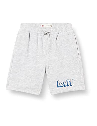 Image of Levi's Kids Graphic Jogger Shorts Baby Boys, Light Grayheather, 6 Months