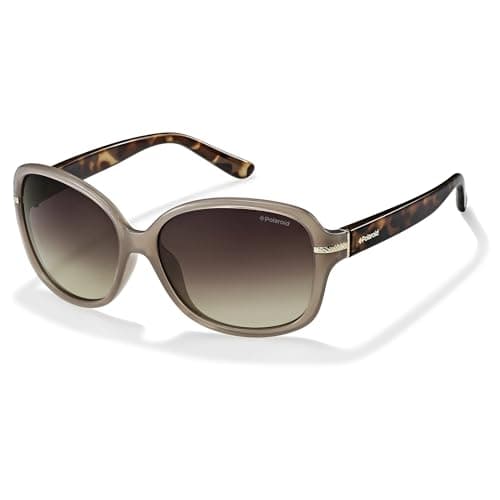 Image of Polaroid Women's P8419 10a Sunglasses, Beige/Brown Faded Polarized, 58 UK