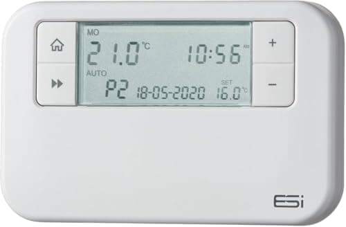 Image of Energy Saving Innovation Controls ESRTP4+ Wired Programmable Room Thermostat - ESI Hard Wired Stat NOT for Wireless Use