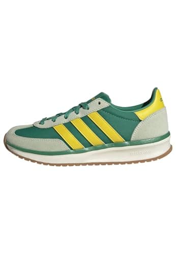 Image of adidas Women's Run 70S 2.0 Shoes, Court Green/Yellow/Linen Green, 6 UK