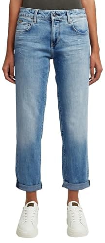 Image of G-STAR Women's Kate Boyfriend Jeans, Blue (lt indigo aged D15264-C052-8436), 24W / 28L