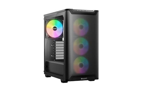 Image of be quiet! Pure Base 501 LX Black PC Case, High Airflow, Maximum Performance, 4 Preinstalled Light Wings LX PWM Fans, ARGB Controller And ARGB-PWM Hub, Extraordinary Air Pressure