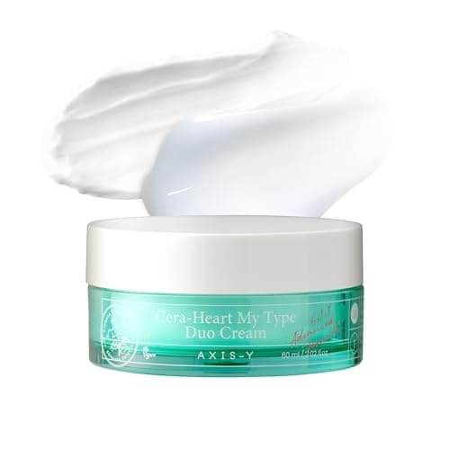 Image of AXIS-Y Cera Heart My Type Duo Cream With Heartleaf & Ceramide Redness Relief & Moisture Skin Barrier Repair Vegan Korean Skin Care Moisturizer Face Cream 2.02 Fl. Oz. White