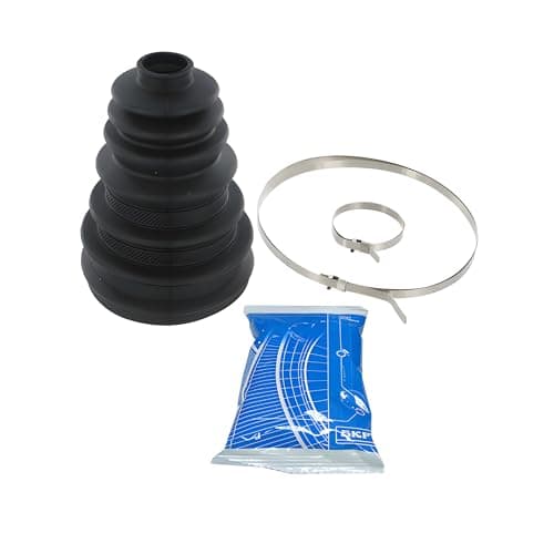 Image of SKF VKJP 01001 Universal CV Boot kit | bellow set for drive shaft| incl. mounting clips and grease, Inner diameter 1: 22 mm ; Inner diameter 2: 86 mm