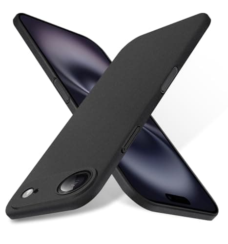 Image of Bastmei for iPhone Air Case, Minimalist Phone Cases Extremely Light Ultra-Light Super Slim Thin Camera Protection Hard PC Cover for iPhone 17 Air 6.55" 2025 (Gravel Black)