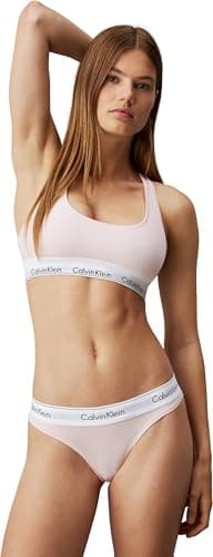 Image of Calvin Klein Women's Thong, Pink (Nymphs Thigh), S