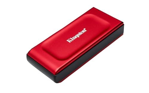 Image of Kingston XS1000 1TB External SSD USB 3.2 Gen 2 Portable Solid State Drive Red - SXS1000R/1000G